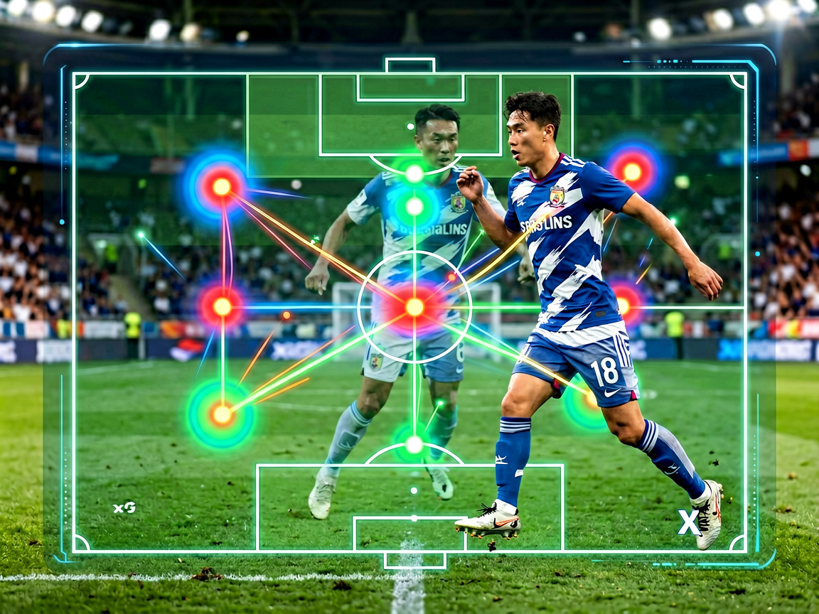 足球战术分析数据可视化场景